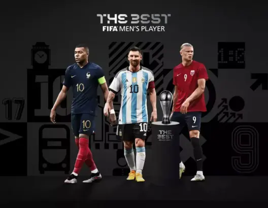 هالاند وميسي ومبابي مرشحون لجائزة أفضل لاعب في العالم