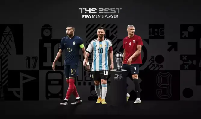 هالاند وميسي ومبابي مرشحون لجائزة أفضل لاعب في العالم