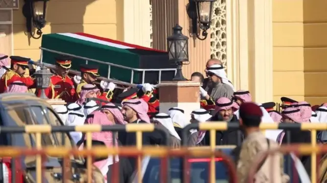 تشييع جثمان أمير الكويت الراحل الشيخ نواف الأحمد الجابر الصباح