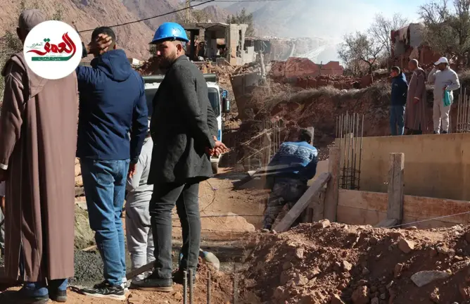 تفاصيل إعادة بناء أول منزل دمره "زلزال الحوز" بتلات نيعقوب