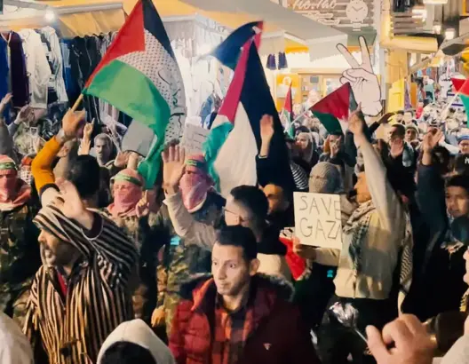 مسيرة ضد التطبيع بطنجة