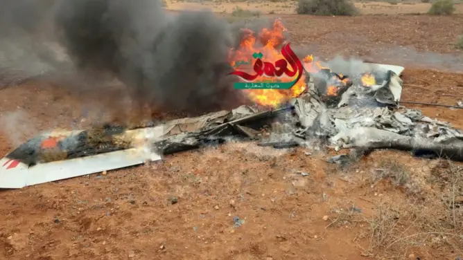سقوط طائرة محملة بالمخدرات تستنفر سلطات زايو (صور)