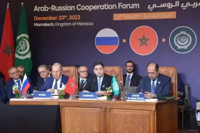 منتدى العرب-روسيا يربط استقرار المنطقة بإنهاء الاحتلال الإسرائيلي ويدعم عضوية فلسطين في الأمم المتحدة