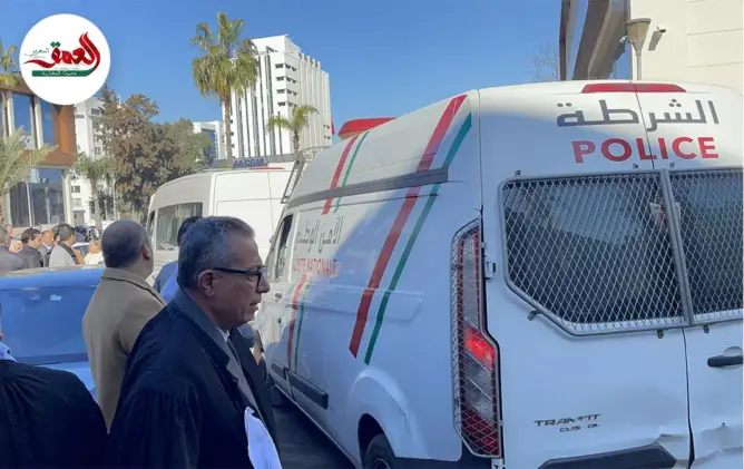 لحظة نقل الناصيري وبيوي لسجن “عكاشة”
