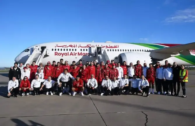 المنتخب المغربي يتوجه صوب ساحل العاج للمشاركة في كأس إفريقيا