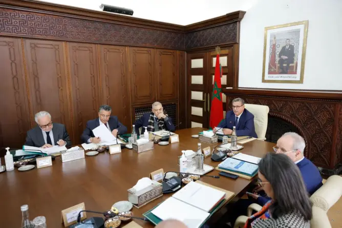 رئيس الحكومة، عزيز أخنوش، الأربعاء، خلال افتتاح أشغال مجلس الحكومة