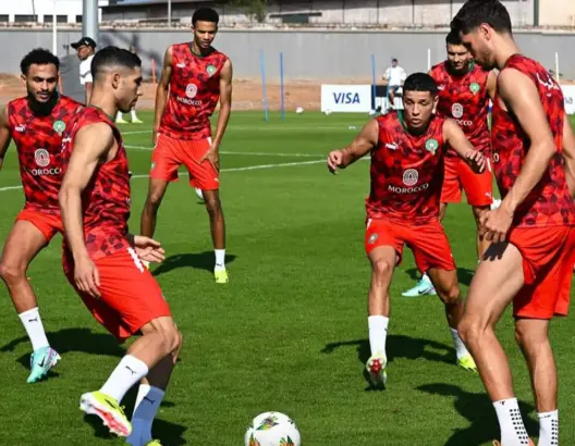 المنتخب المغربي يخوض آخر حصة قبل ودية سيراليون.. وأربعة لاعبين يغيبون عن اللقاء