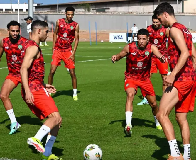 المنتخب المغربي يخوض آخر حصة قبل ودية سيراليون.. وأربعة لاعبين يغيبون عن اللقاء