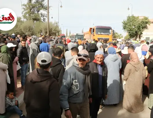غياب التعويضات يدفع متضرري الزلزال إلى الاحتجاج بأمزميز