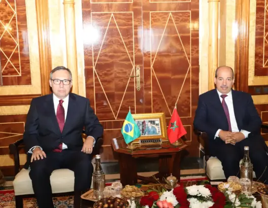 التبادل الحر بين البلدين يجمع رئيس المستشارين وسفير البرازيل بالمغرب