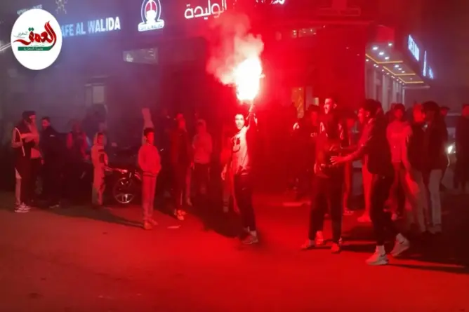 احتفالات بتأهل المغرب