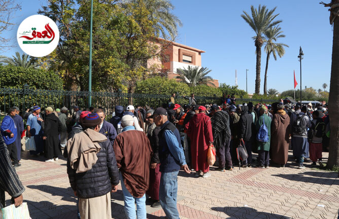 لم يصلهم الدعم.. ضحايا الزلزال من إقليم شيشاوة يحتجون أمام ولاية مراكش ضد إقصائهم من الدعم المالي