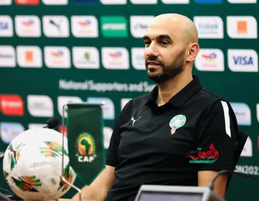 الركراكي: لسنا هنا للدفاع عن راية العرب.. وهناك من أراد التأثير على تركيزنا بنشر الإشاعات