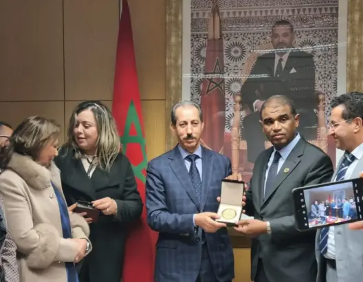 الداكي يستقبل أعضاء المكتب المركزي للودادية الحسنية للقضاة بعد انتخابهم