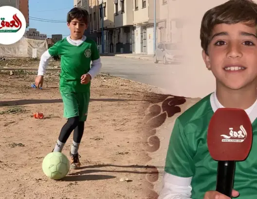 يلقب بمتولي.. موهبة مغربية بأزمور يعشق الرجاء ويحلم باحتراف كرة القدم مع الفريق الأخضر