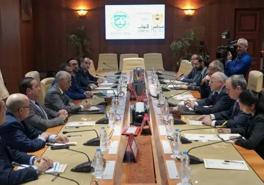 الطالبي العلمي يستعرض الإصلاحات الكبرى للمملكة أمام وفد عن صندوق النقد