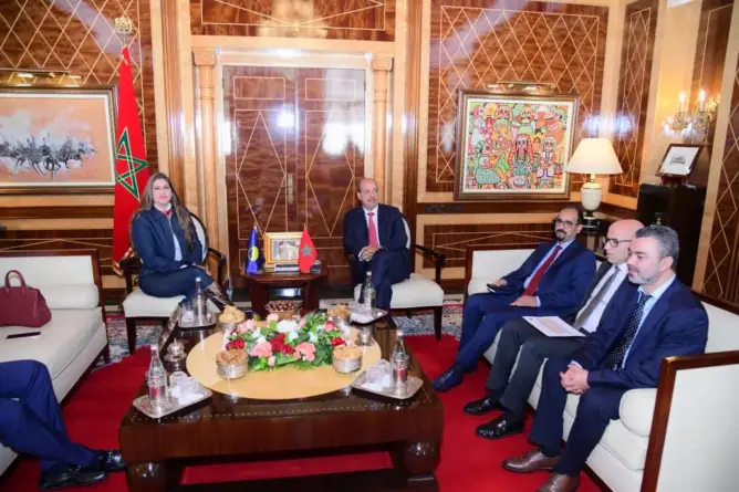 خلال استقبالها من طرف ميارة.. رئيسة البرلمان الأنديني تعلن دعمها للحكم الذاتي بالصحراء