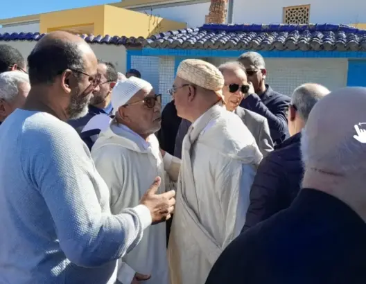 تشييع جثمان والد حسن أوريد بمقبرة شالة بالرباط