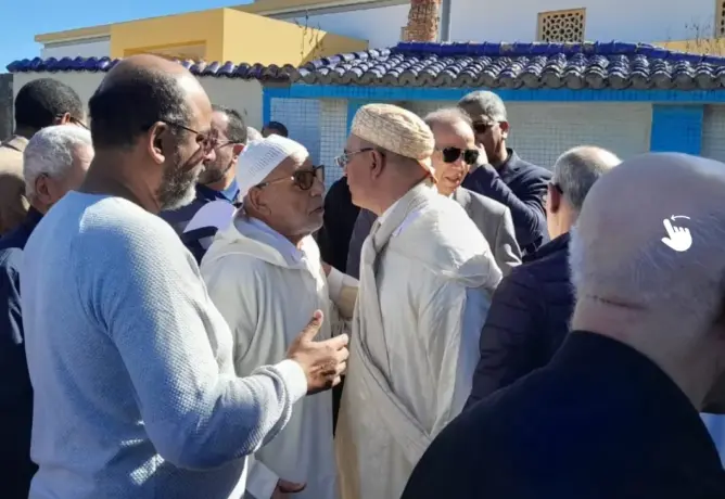 تشييع جثمان والد حسن أوريد بمقبرة شالة بالرباط