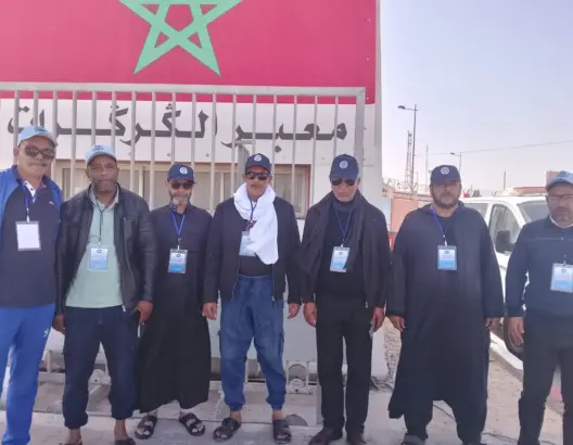 نقابة مخاريق تؤسس مكتبا نقابيا للنقل الطرقي بمعبر الكركرات