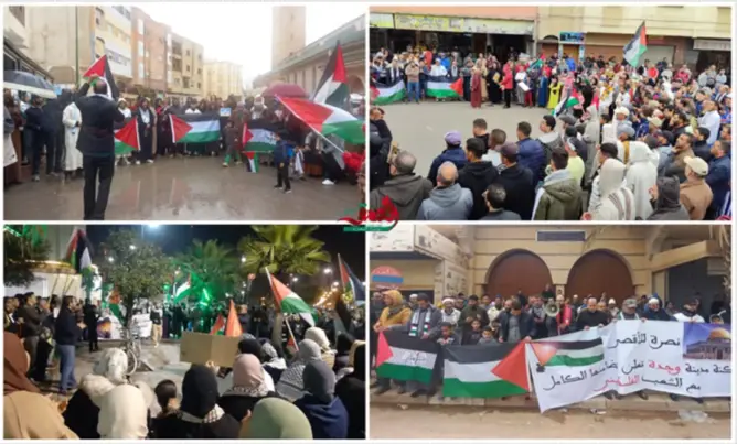 في اليوم الـ140 من عدوان غزة.. خروج أزيد من مائة مظاهرة بالمغرب في يوم واحد (صور)