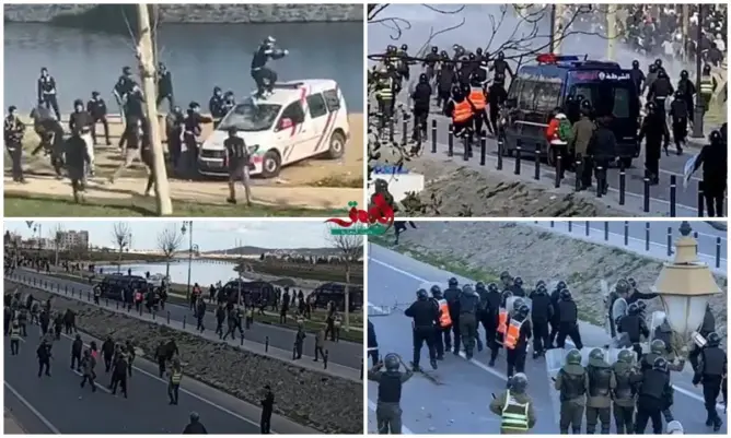 مطالب حقوقية بتنزيل أقصى العقوبات ضد مثيري الشغب بمباراة الماط والرجاء