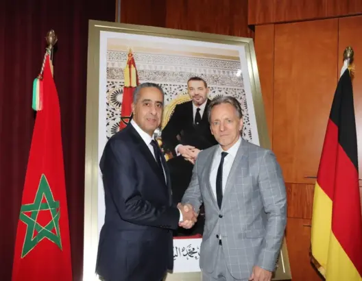 ناقشا التكوين والتدريب الثنائي.. الحموشي يستقبل نظيره الألماني بالرباط