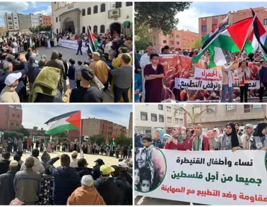 “مجزرة الطحين” في غزة تُخرج أزيد من مائة مظاهرة بالمغرب في يوم واحد (صور)