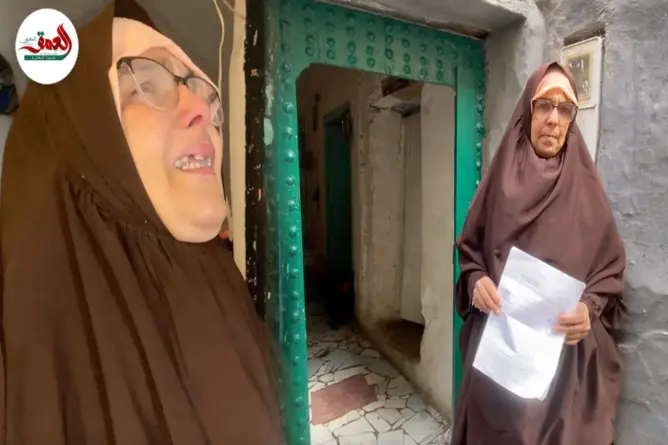 الإفراغ يواجه أرملة مصابة بالسرطان