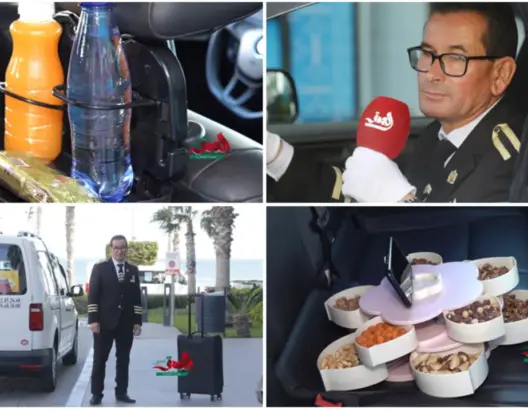 إبداع مهني.. سائق طاكسي بالناظور يوفر الأكل والأنترنت والفواتير مجانا لزبنائه (فيديو)