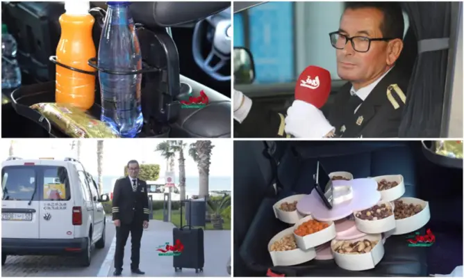 إبداع مهني.. سائق طاكسي بالناظور يوفر الأكل والأنترنت والفواتير مجانا لزبنائه (فيديو)