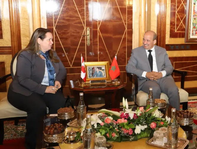 ميارة يستقبل السفيرة الكندية بالمغرب.. والأخيرة تبدي إعجابها بالتطور الذي شهدته المملكة