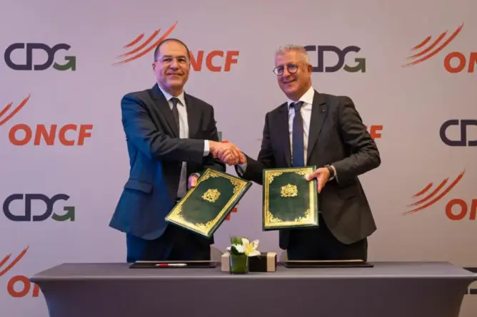 الإعلان عن شراكة دائمة بين ONCF وCDG في التمويل والتدبير العقاري والطاقات المتجددة