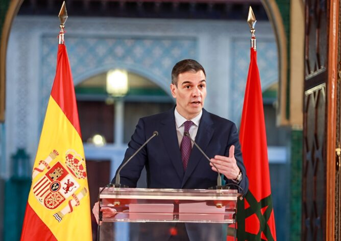 بيدرو سانشيز الملك محمد السادس المغرب إسبانيا
