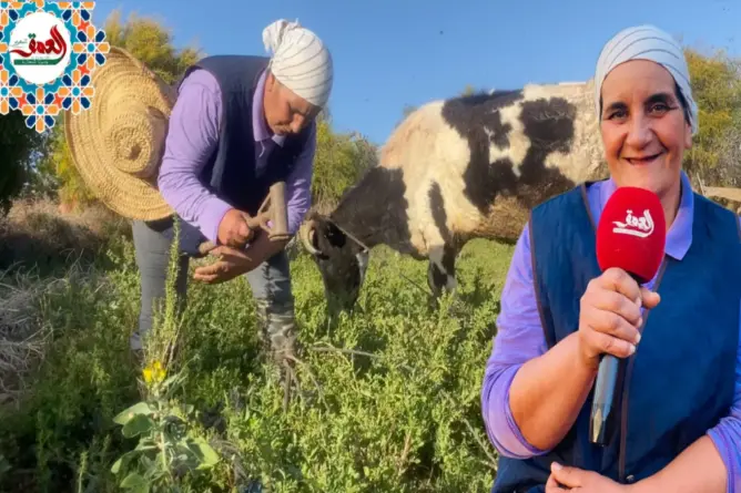 مي نعيمة .. فلاحة استثنائية بأزمور ورثت الحرفة من والدها