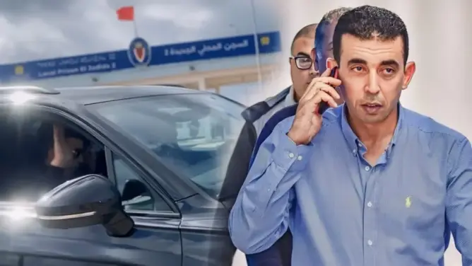 الحيداوي يغادر أسوار السجن بعد حبسه 8 أشهر في قضية “تذاكر مونديال قطر” (فيديو)