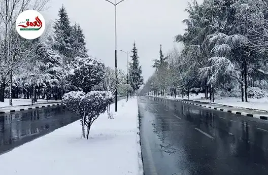 إفران تكتسي البياض في النصف من رمضان