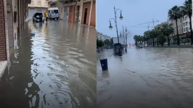 الفياضانات تكشف هشاشة البنية التحتية بمدينة طنجة (صور)