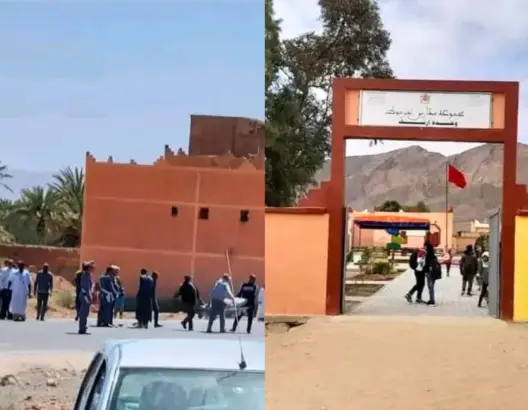 مصرع تلميذ دهسته دراجة نارية نواحي زاكورة