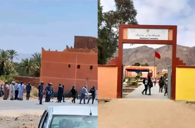 مصرع تلميذ دهسته دراجة نارية نواحي زاكورة