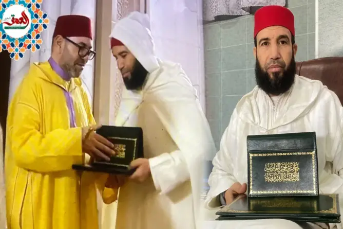 مع الفائز بجائزة الكتاتيب القرآنية