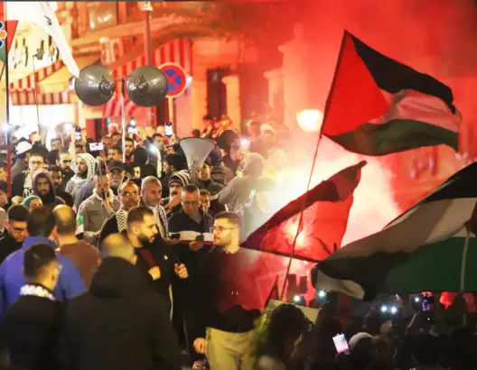 شوارع طنجة تنتفض ليلة العيد تنديدا باستمرار العدوان على غزة