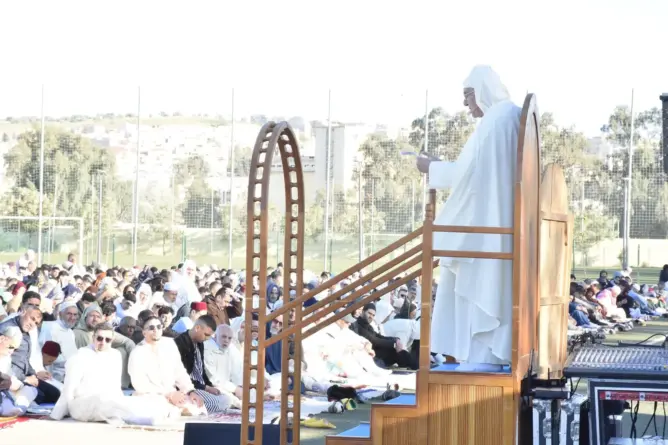 أجواء صلاة عيد الفطر بفاس