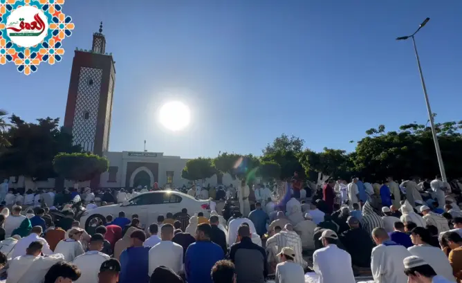 خطبة العيد بمسجد السودان بسلا
