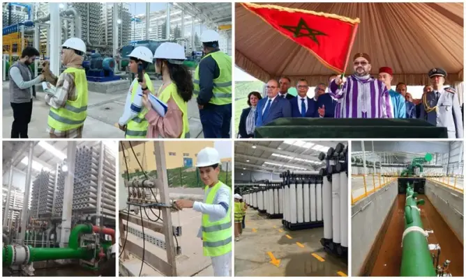 تحلية مياه البحر بسهل اشتوكة.. مشروع ملكي لتحقيق الأمن المائي بسوس ماسة (صور)