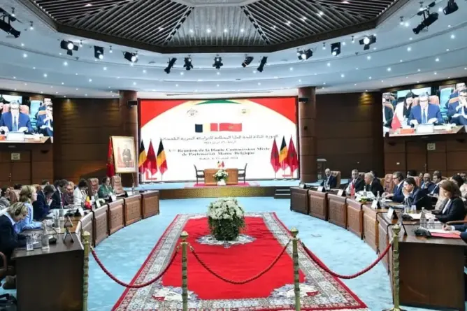 المغرب وبلجيكا يدعوان لوقف إطلاق النار في غزة وإقامة دولة فلسطينية