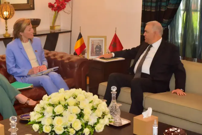 لفتيت يبحث مع نظيرته البلجيكية سبل تعزيز دينامية الشراكة المؤطرة للتعاون الثنائي