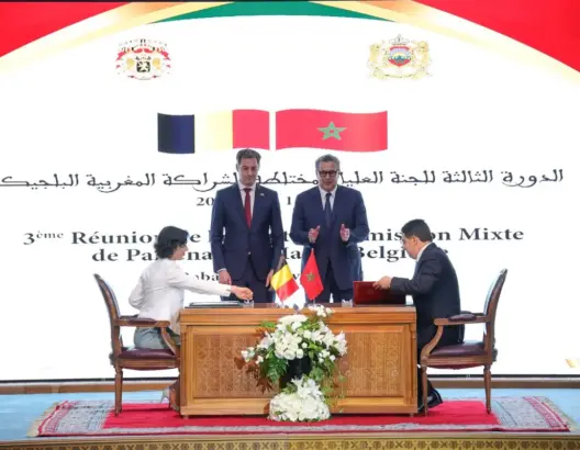 اللجنة المشتركة للشراكة المغرب-بلجيكا.. توقيع مذكرتي تفاهم وخارطة طريق للتعاون