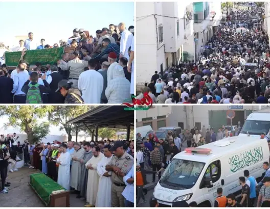 المئات يشيعون الأمين بوخبزة في جنازة مهيبة بتطوان بحضور شخصيات وطنية (صور)