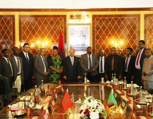 ميارة يستقبل وفدا عن الجمعية الوطنية لجمهورية زامبيا